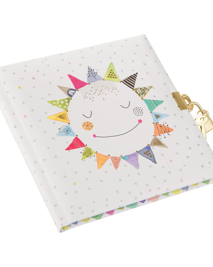 Doodle Sunshine Lockable Journal
