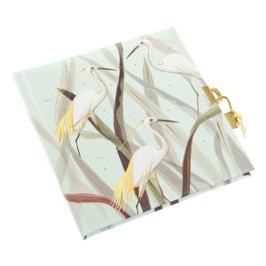 Wild Heron Lockable Journal