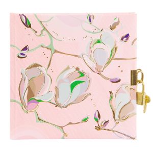 Magnolia Rose Lockable Journal