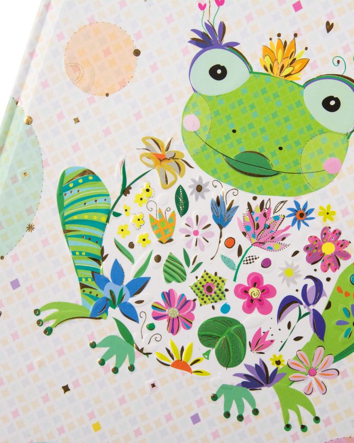 Flower Power Frog Notebook