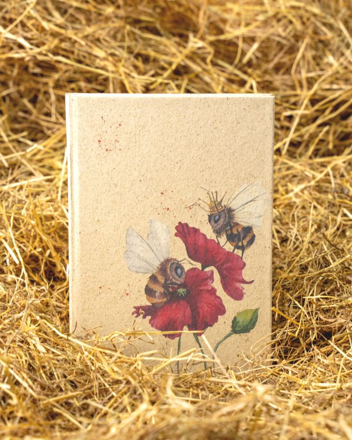 Green Vibes Bee Notebook